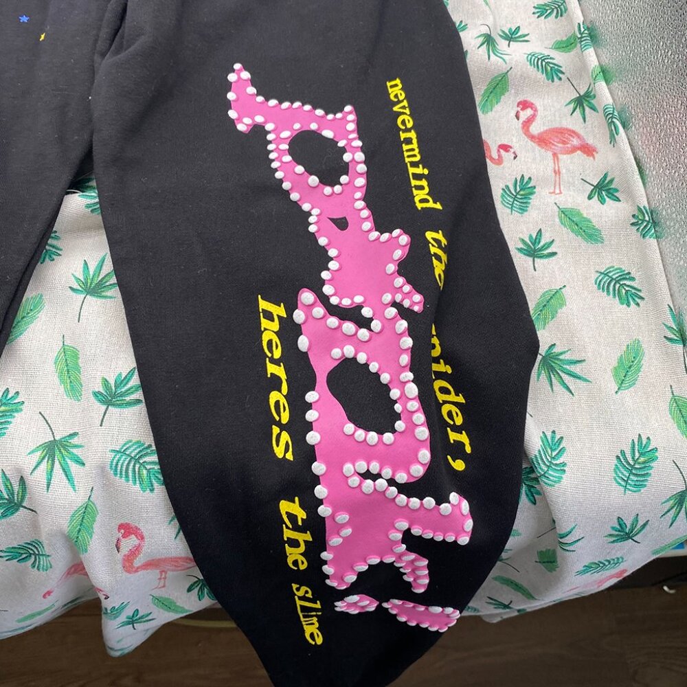 Spider Worldwide Sp5der Black And Pink Track Pants - Picture 4 of 6